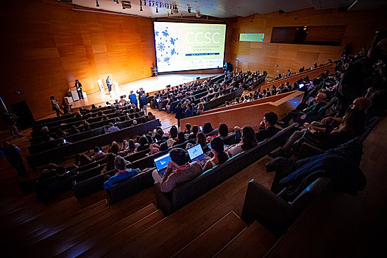 Asistentes al Congreso sobre Comunicación Social de la Ciencia que se celebra en el Parque de las Ciencias.