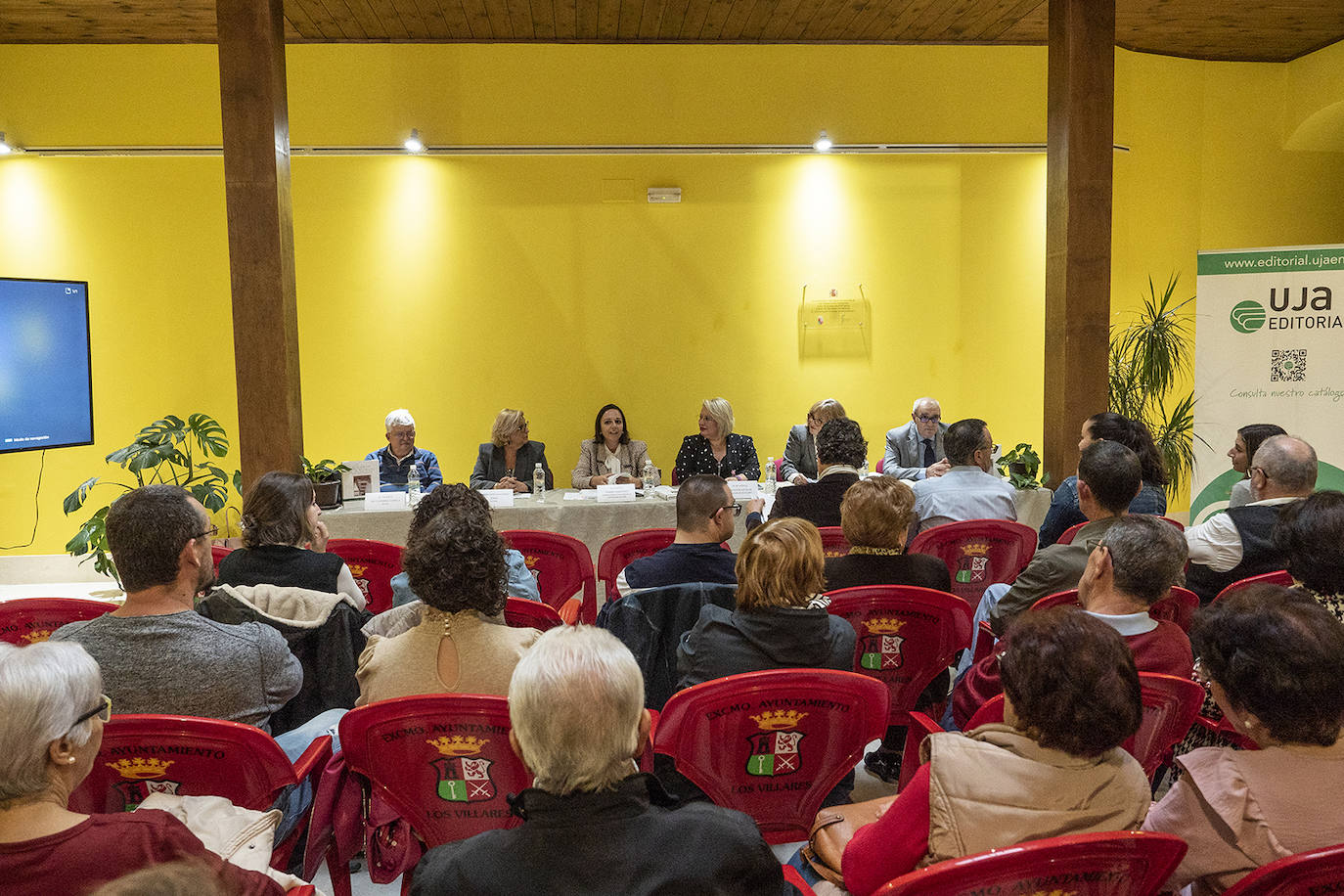 Presentación del libro en Los Villares.