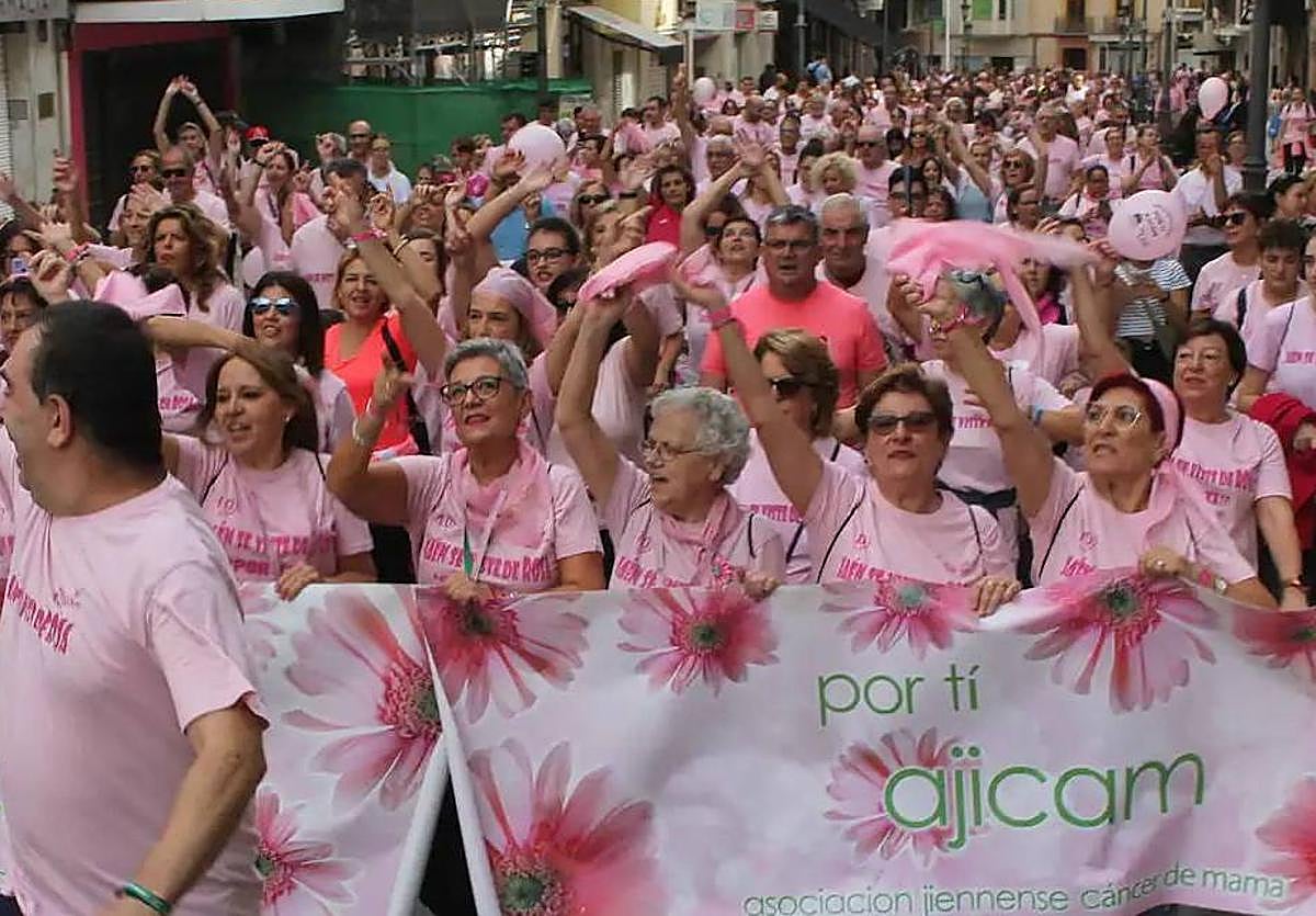 Imagen de archivo de la marcha rosa durante el año pasado.