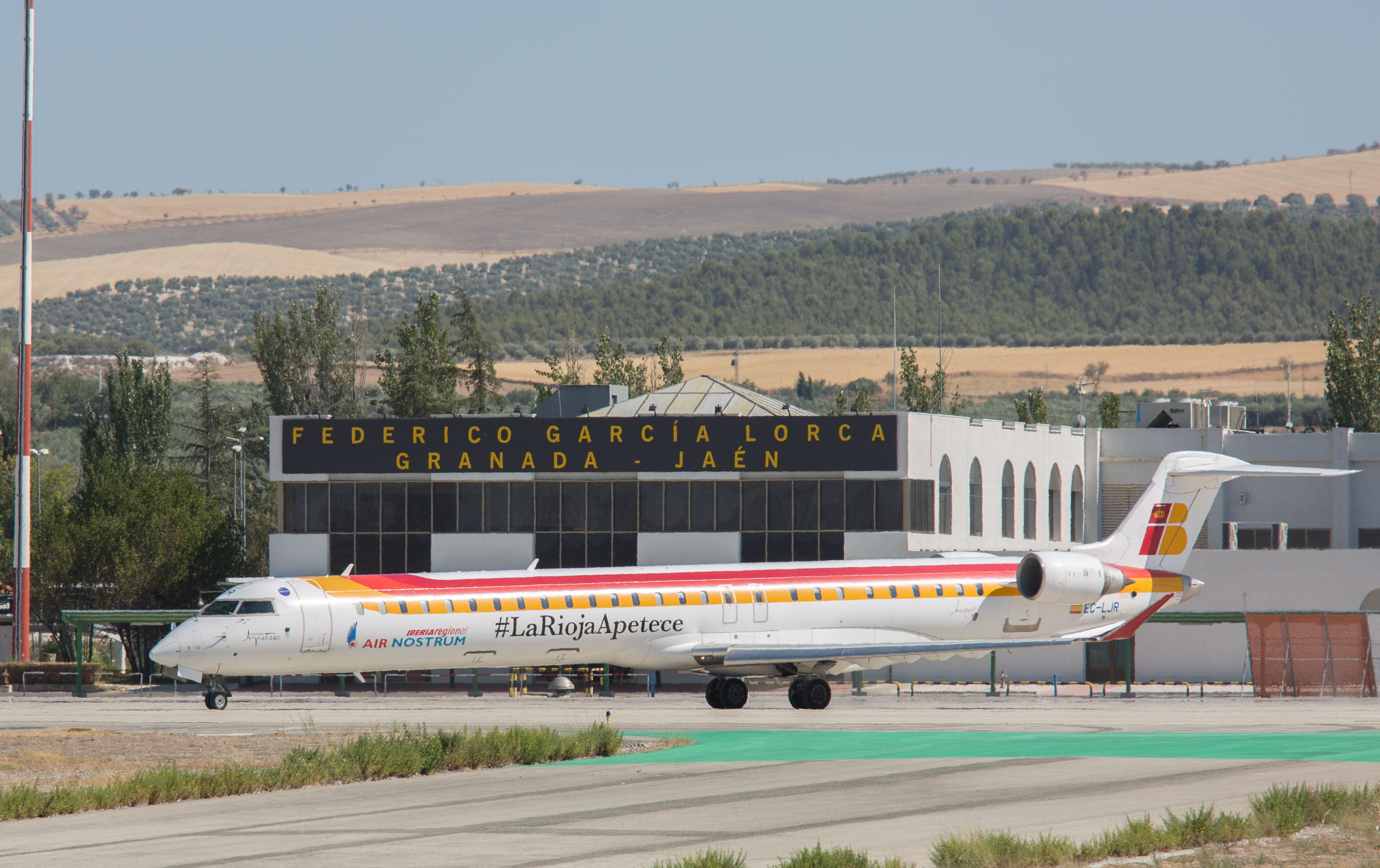 Un vuelo de Iberia en el aeropuerto de Granada-Jaén.