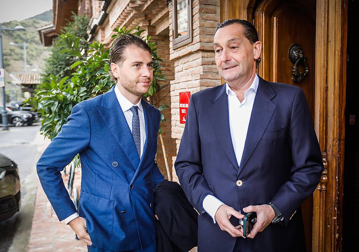 Matteo Tognozzi, junto a Alfredo García Amado.