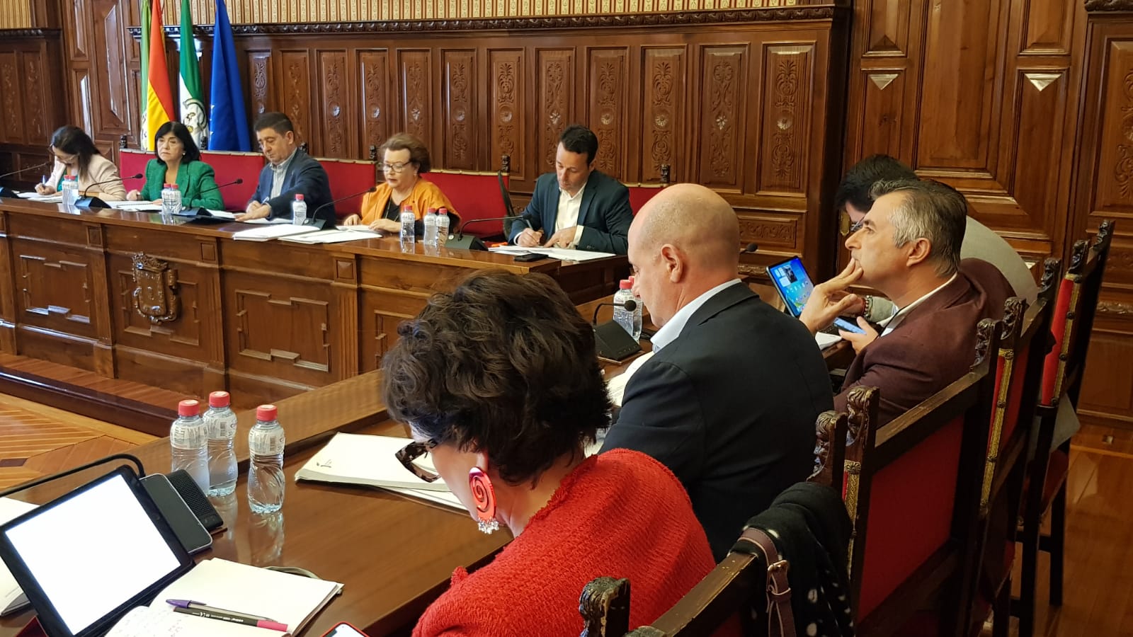 Diputados del equipo de gobierno del PSOE.