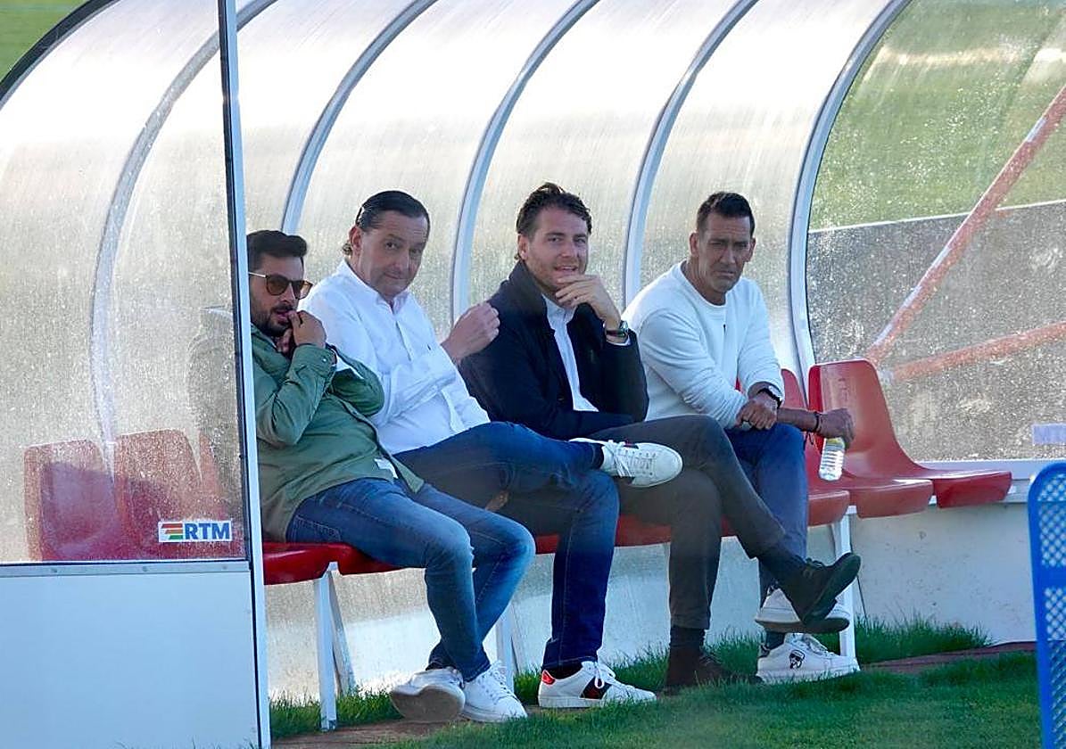 Antonio Viola, Alfredo García Amado, Matteo Tognozzi y Paco Morales, en la sesión.