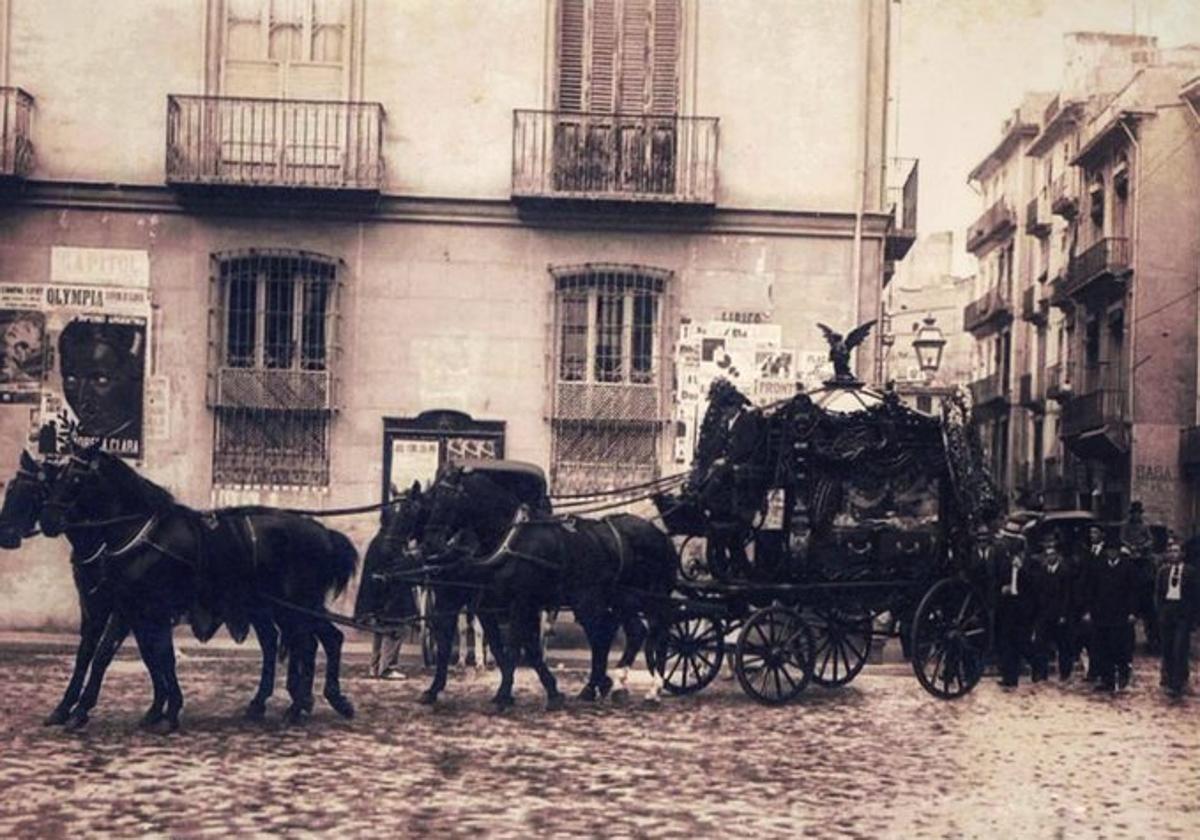 Cortejos fúnebre en Granada en 1936.