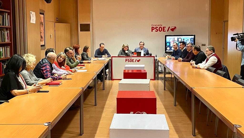 Imagen de la Ejecutiva del PSOE de Granada.