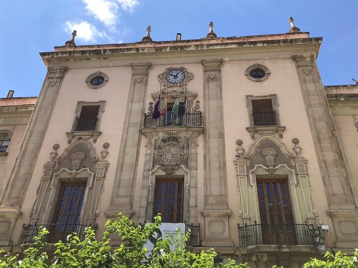 Fachada del Ayuntamiento de Jaén.