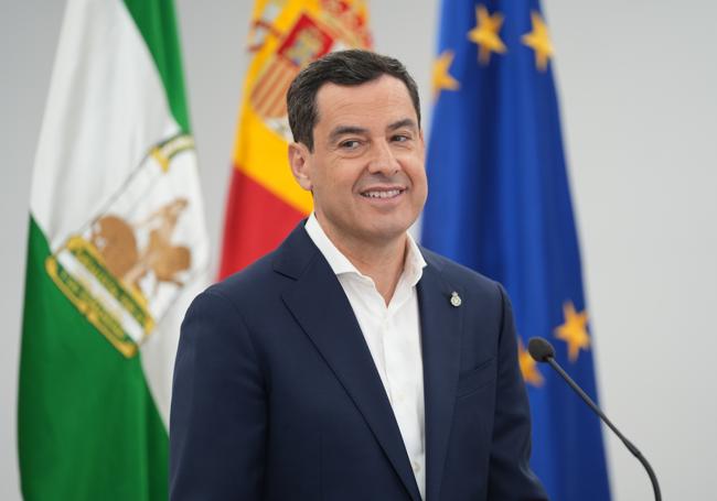 Juanma Moreno, presidente de la Junta de Andalucía