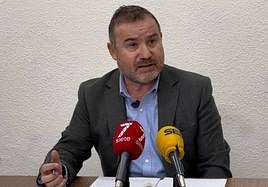 El viceportavoz socialista en el Ayuntamiento de Jaén, Carlos Alberca.