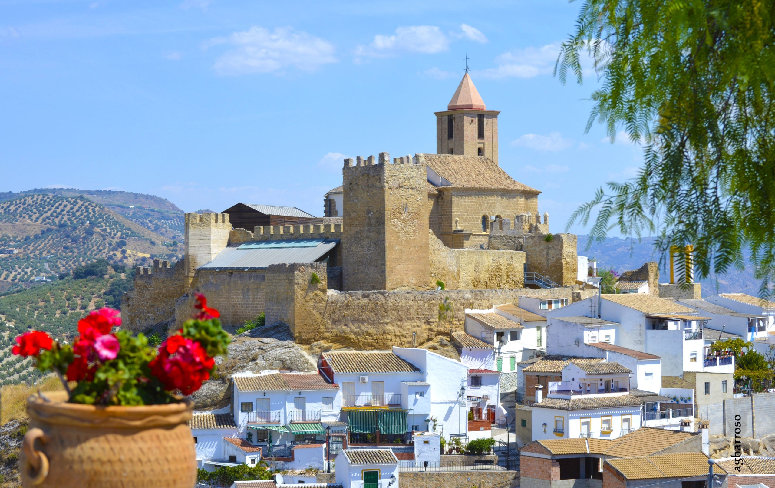 Una vista de Iznájar, municipio de Córdoba.