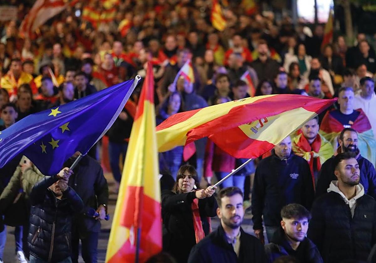 Concentración en protesta por la amnistía este jueves en Granada