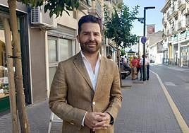 Noel López, en Maracena cuando era alcalde.