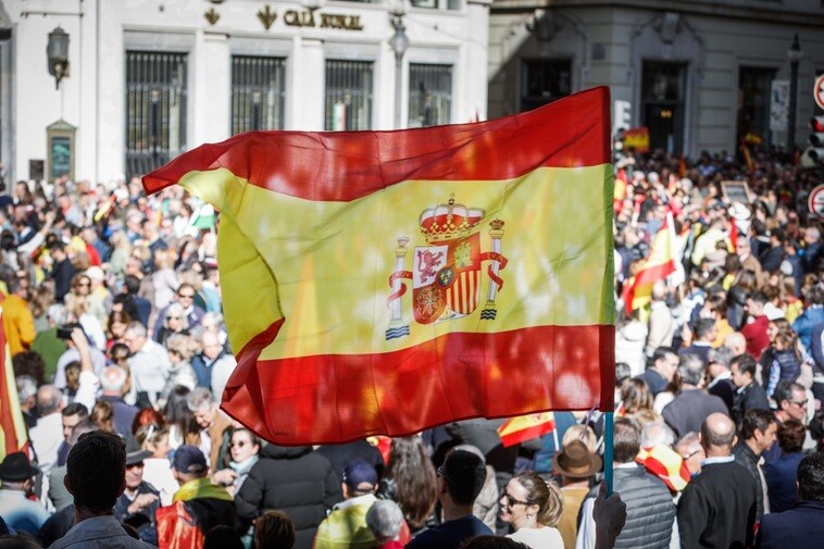 Las imágenes de la protesta en Granada contra la amnistía