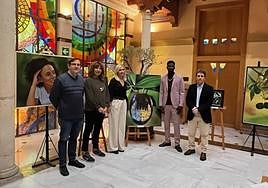Inauguración de la exposición de Aminou Aboubakar.