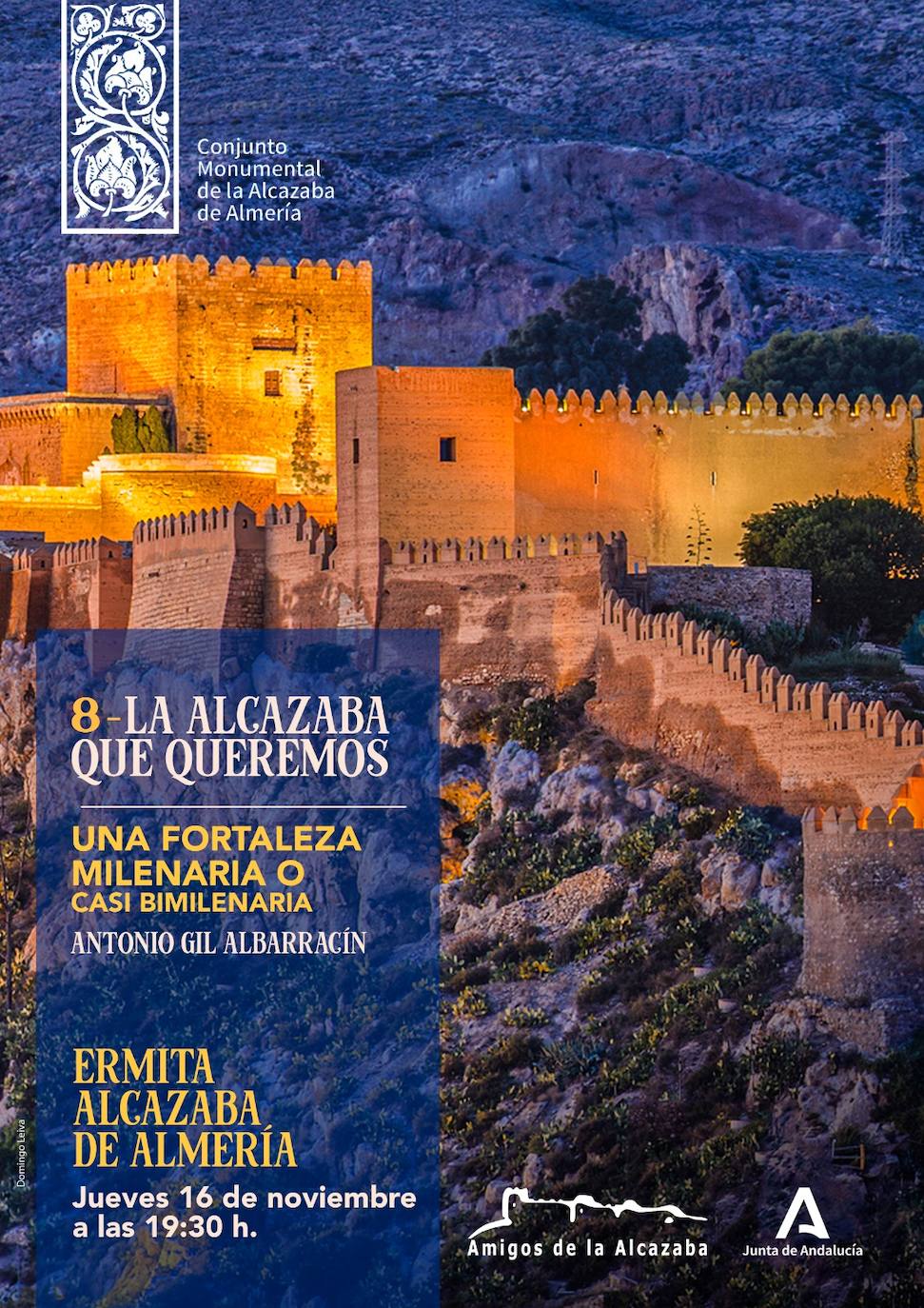 'Una fortaleza milenaria o casi bimilenaria' protagoniza mañana la conferencia de 'La Alcazaba que queremos'