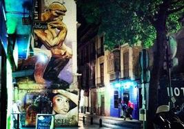 Adiós al segundo grafiti de El Niño de las Pinturas en el barrio del Realejo