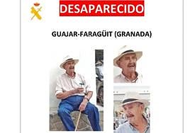 Continúa la búsqueda del anciano desaparecido en Los Guájares, ya sin medios aéreos ni perros