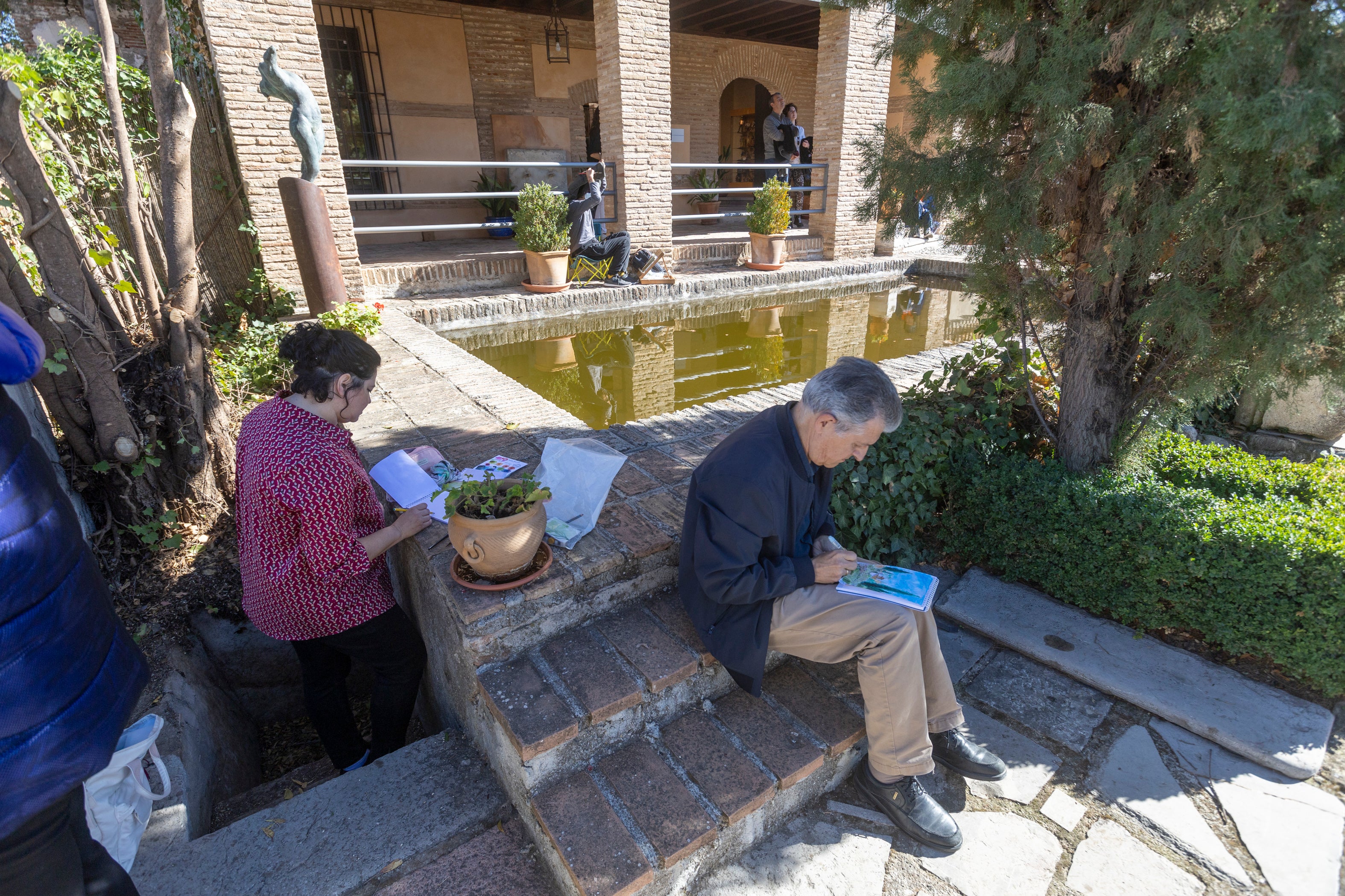 Las imágenes del concurso de pintura de la Fundación AguaGranada