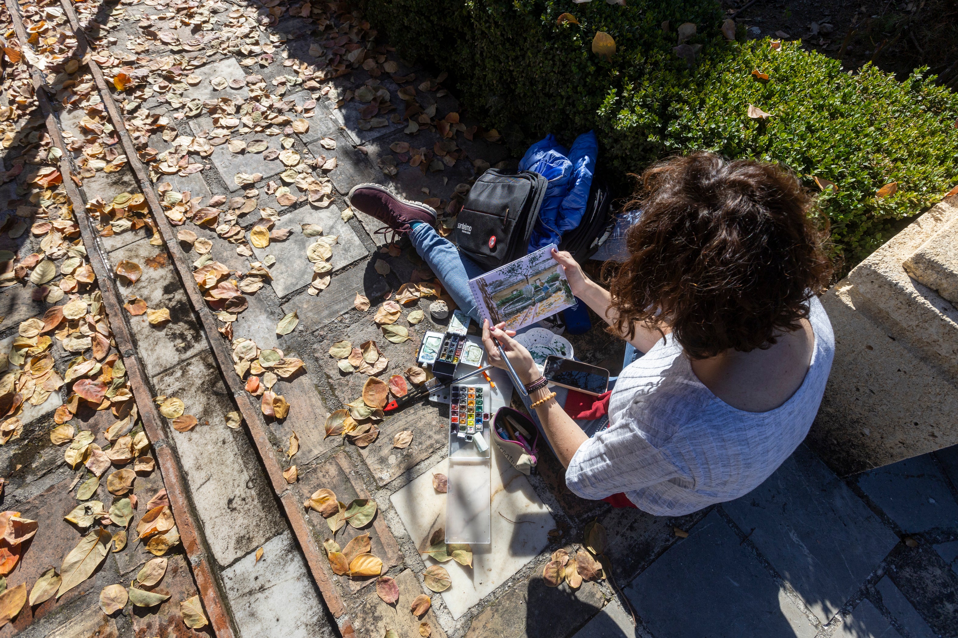 Las imágenes del concurso de pintura de la Fundación AguaGranada