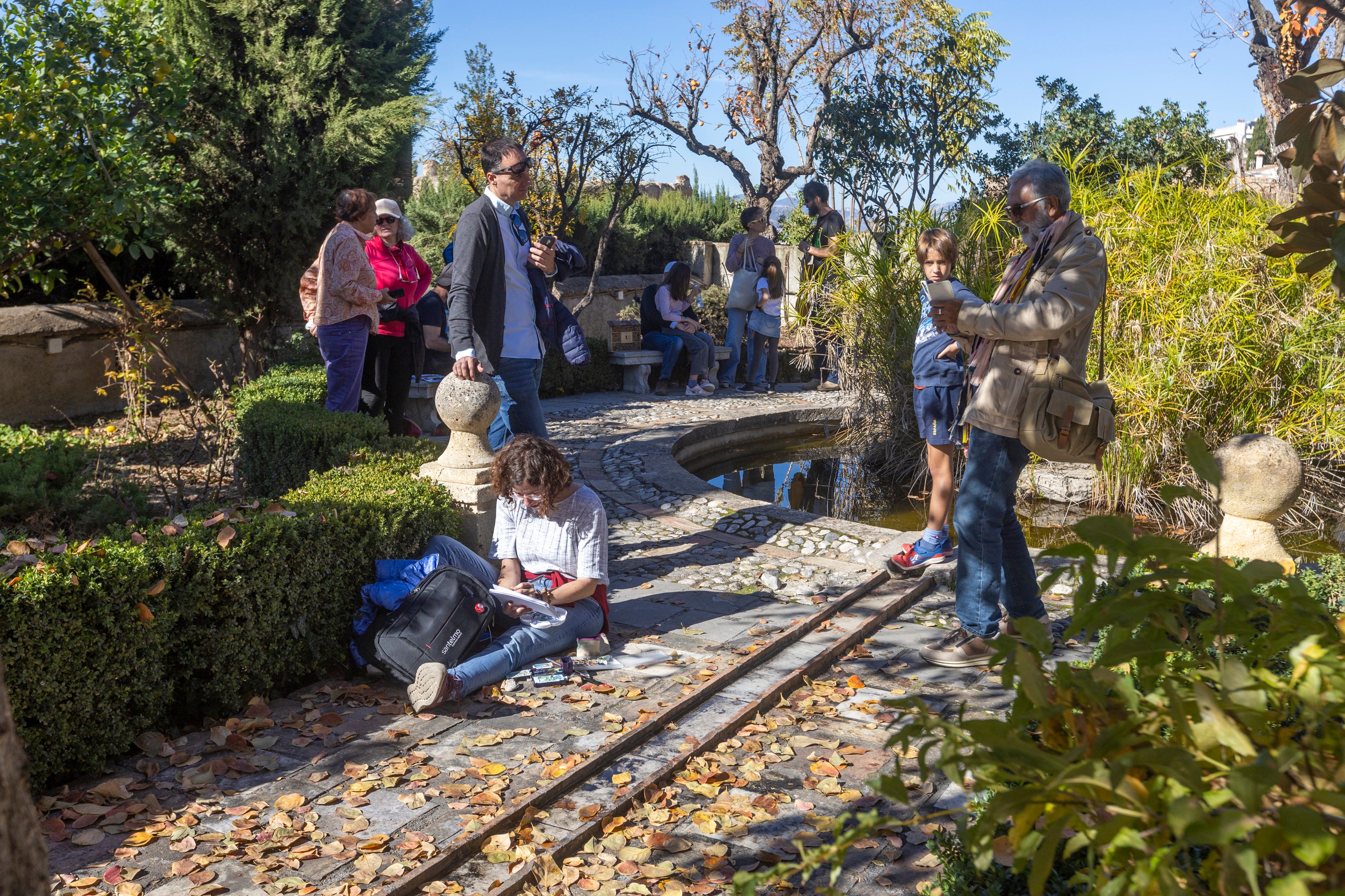 Las imágenes del concurso de pintura de la Fundación AguaGranada