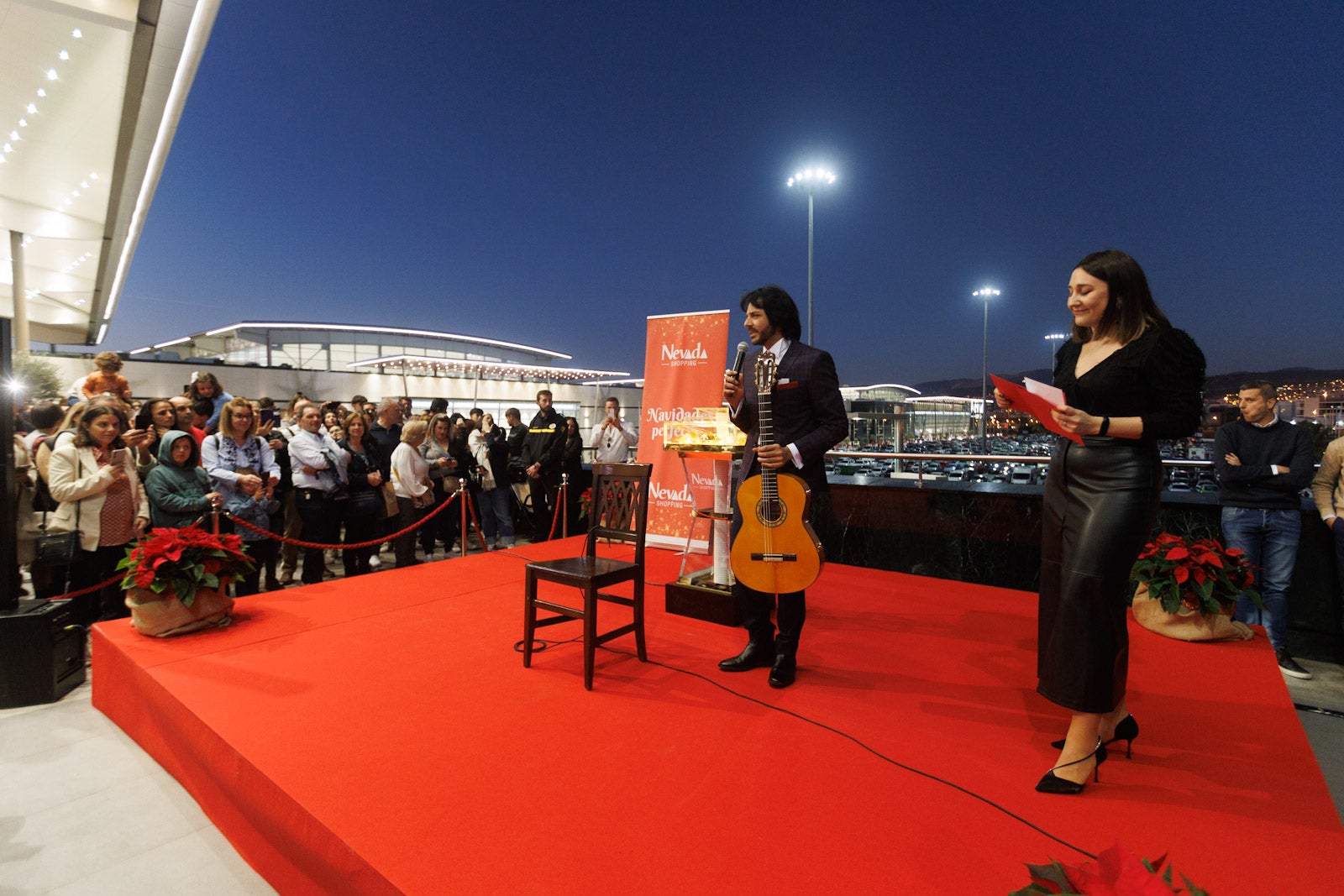 Así ha sido el encendido de las luces navideñas del Nevada
