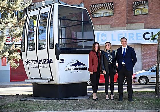 Cabina instalada en la zona del Palacio de Congresos