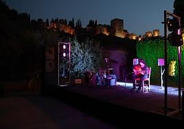 Actuación de Juan Habichuela Nieto en el Palacio de los Cordova.