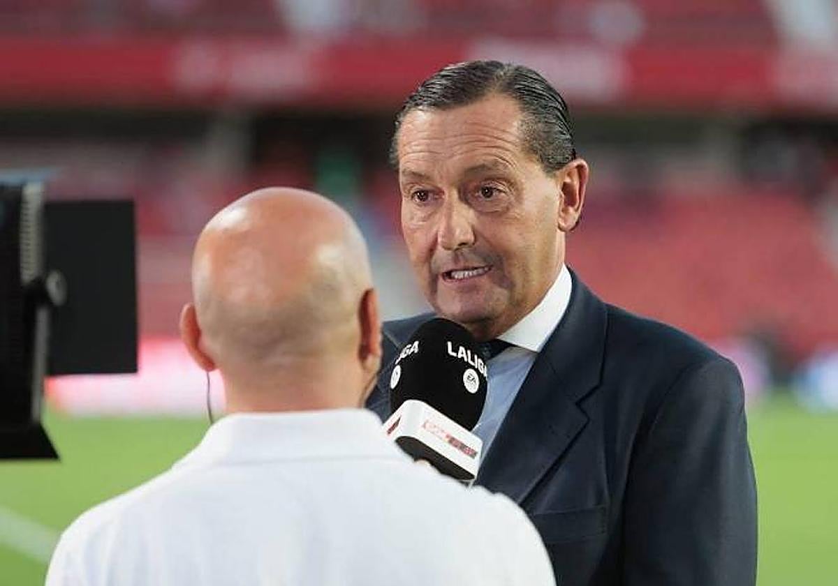 Alfredo García Amado, durante unas declaraciones a LaLiga TV.