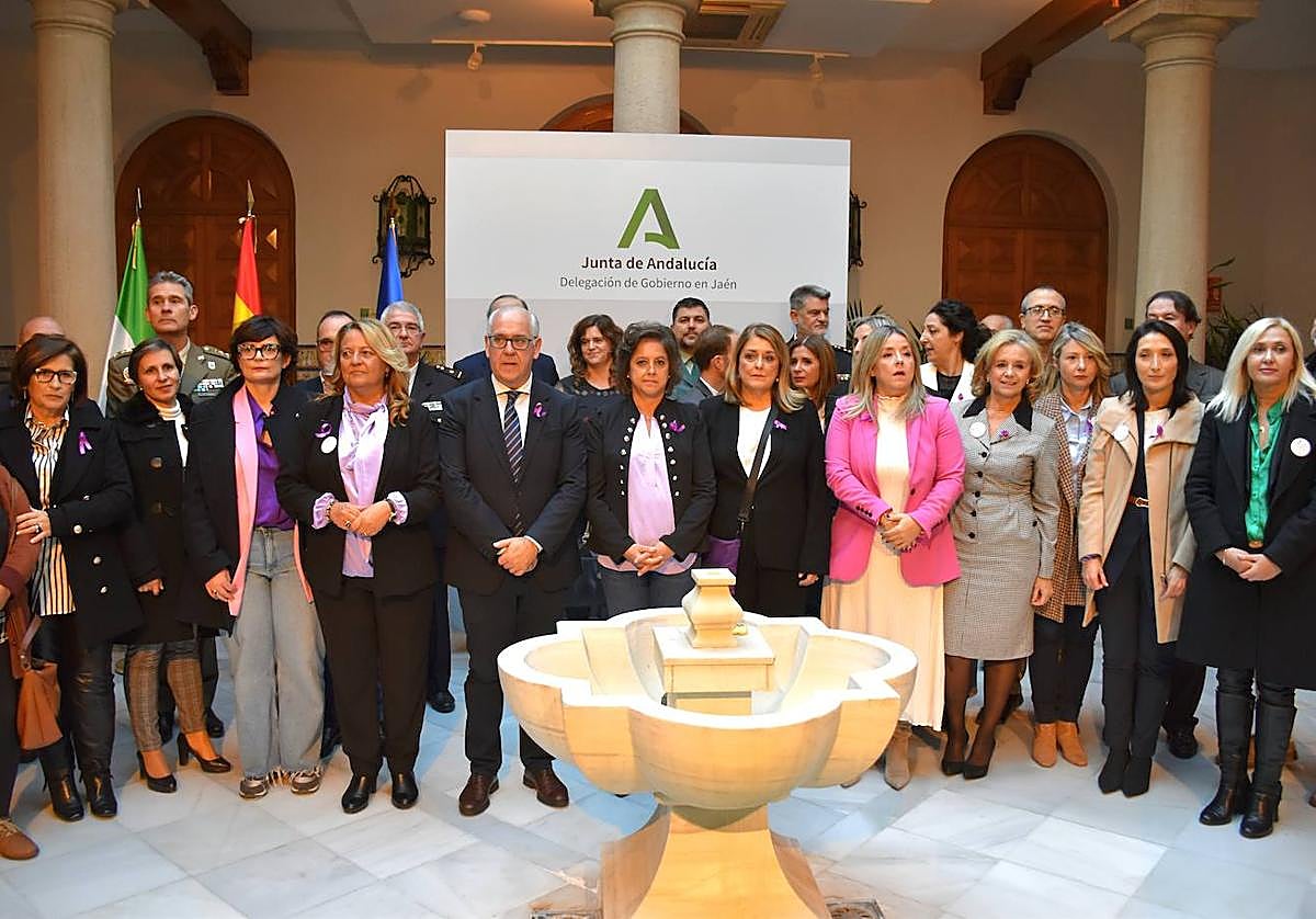Acto institucional por el 25-N de la Junta de Andalucía en Jaén.