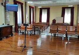 Sala de vistas de la Audiencia Pronvicial de Jaén.