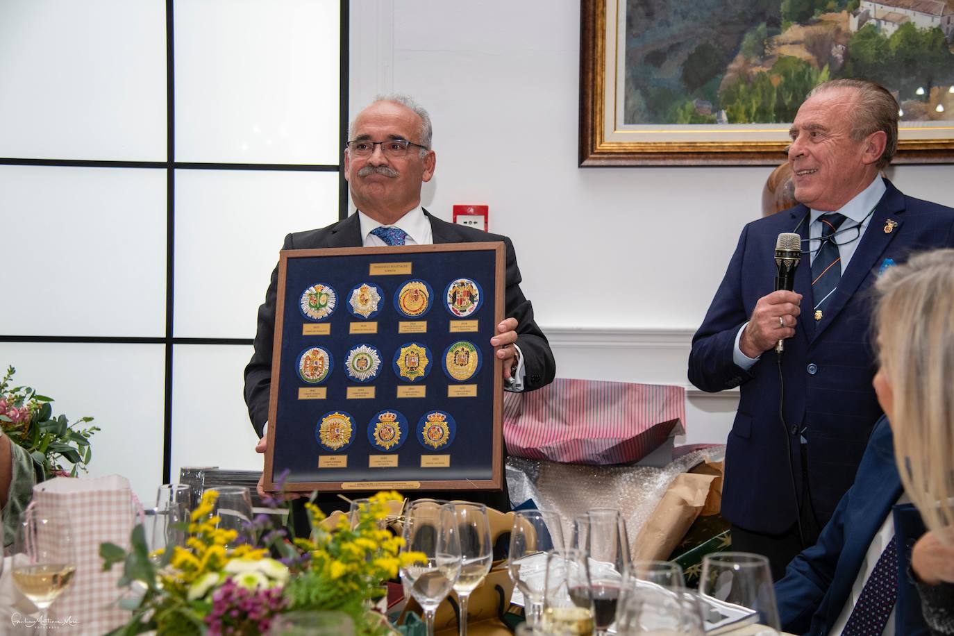 Las imágenes del homenaje al jefe superior de Policía de Andalucía Oriental, José Miguel Amaya