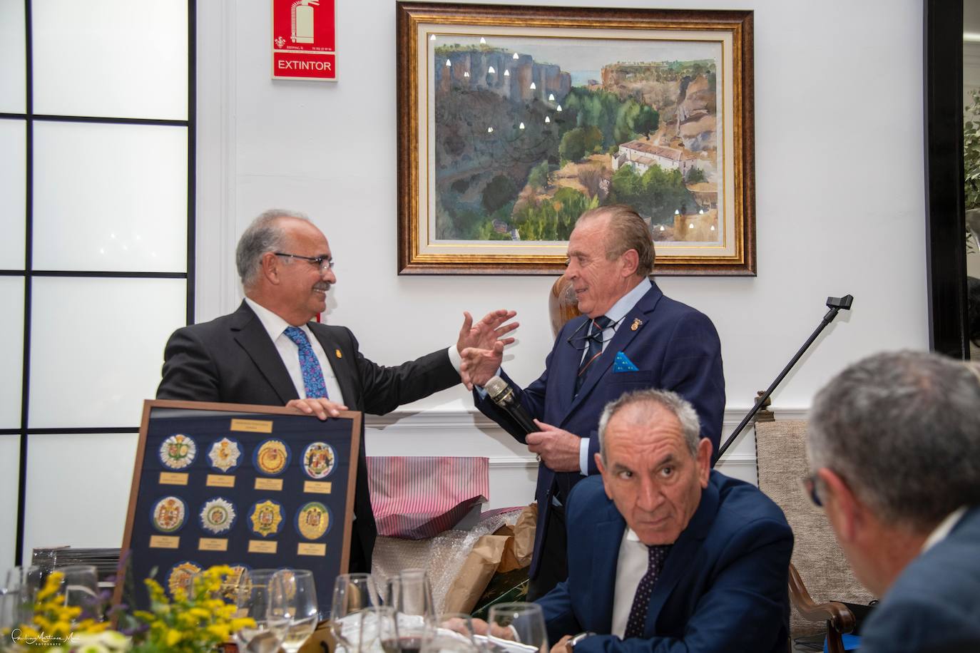 Las imágenes del homenaje al jefe superior de Policía de Andalucía Oriental, José Miguel Amaya