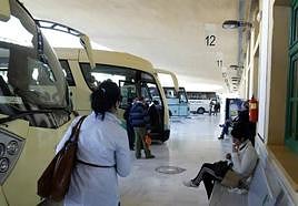 Imagen de archivo de la estación de autobuses de Jaén.