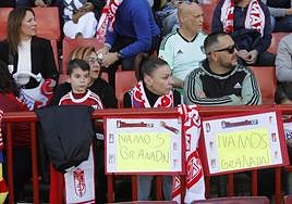 Encuéntrate en la grada en el partido entre Granada y Almería