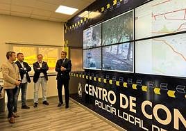 Foto de archivo de la implantación del centro de control.