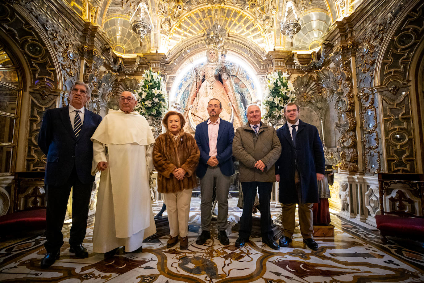Las imágenes del espectacular camarín de la Virgen del Rosario de Granada