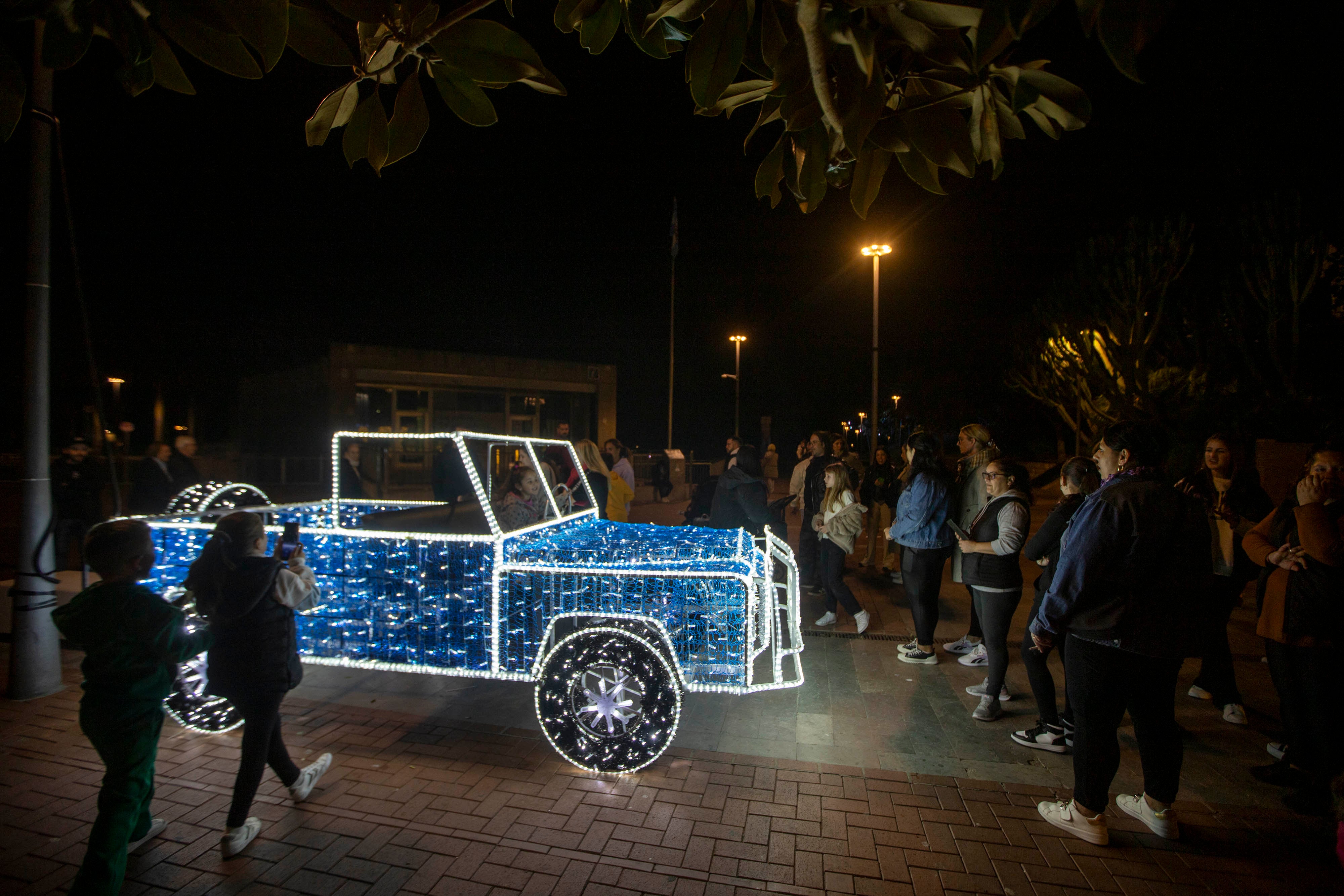 Las imágenes de la iluminación navideña de Motril