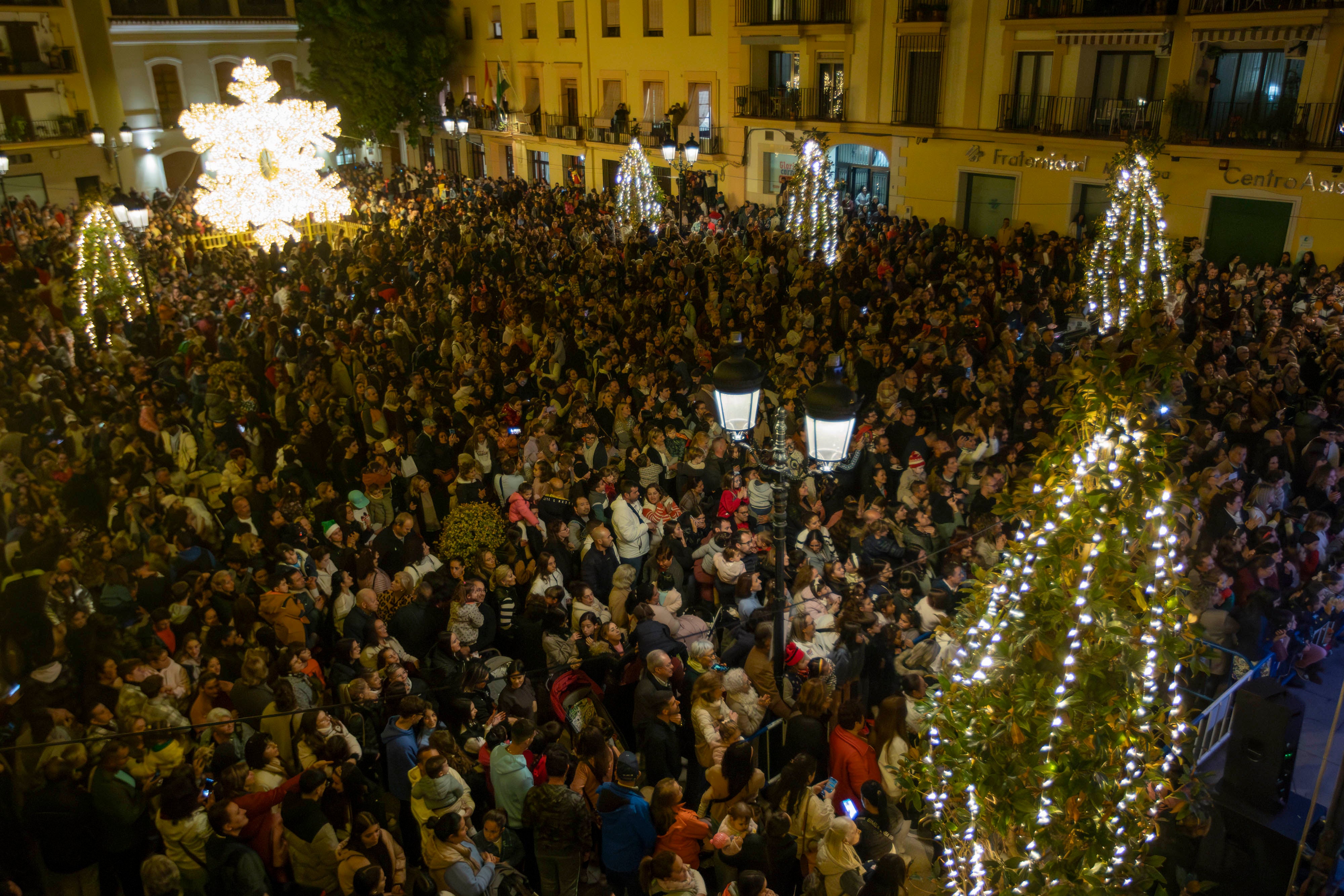 Las imágenes de la iluminación navideña de Motril