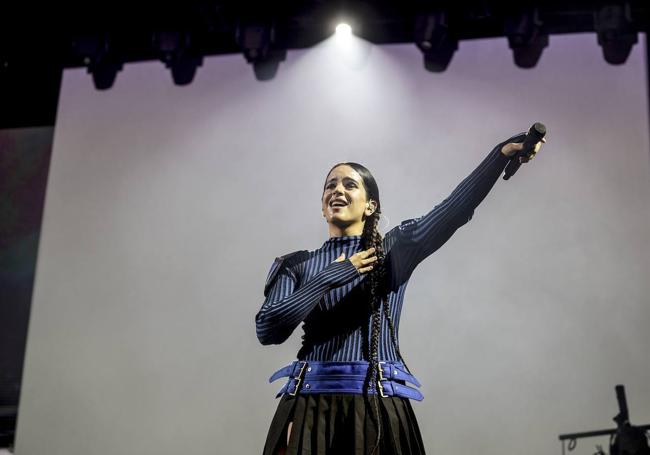 Rosalía abrió su gira 'Motomami' en Almería, en 2022.