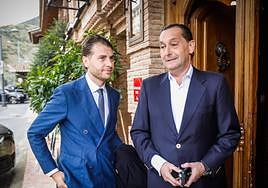 Matteo Tognozzi y Alfredo García Amado.