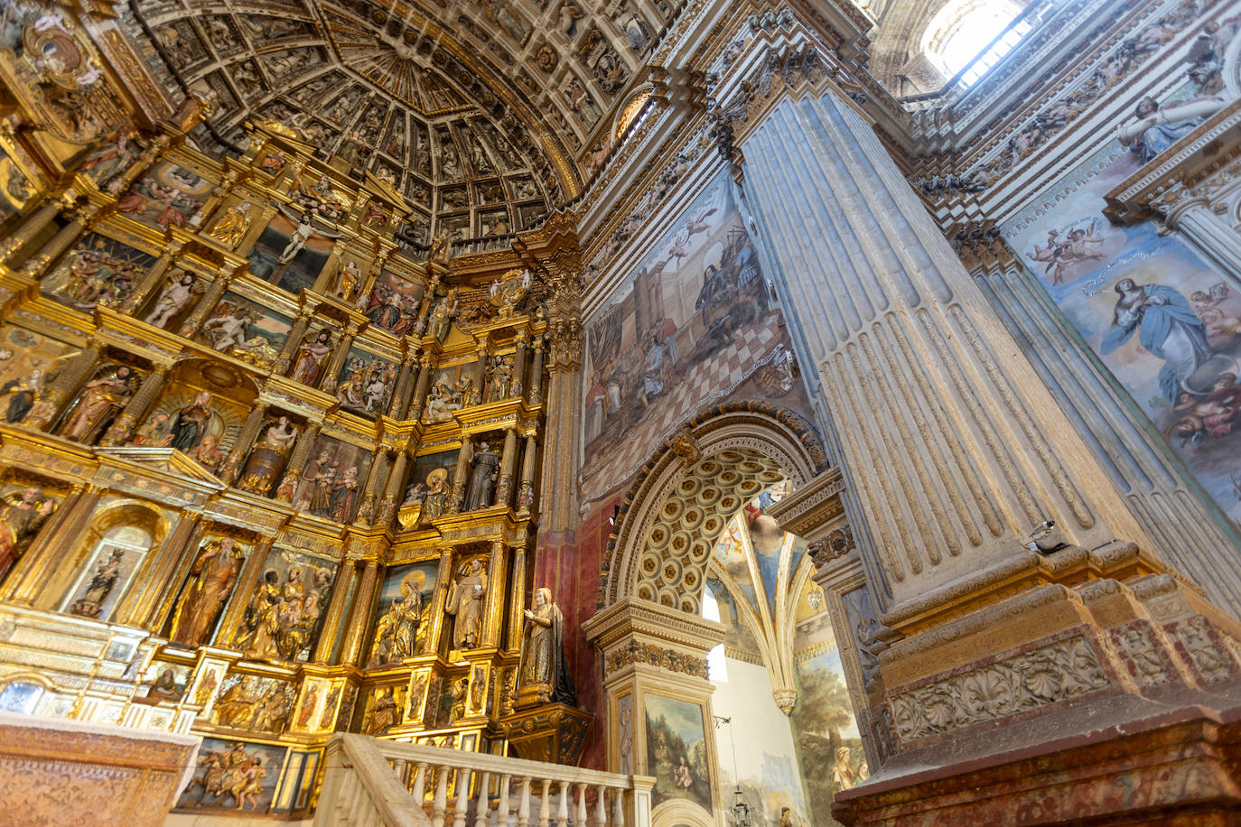 Capilla mayor de San Jerónimo, cuya promotora fue la Duquesa de Terranova.