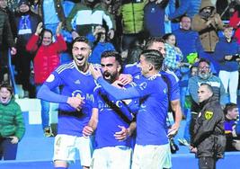 Samu Corral celebrando el gol ante el Elche el jueves en Copa del Rey.