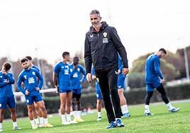 Gaizka Garitano sabe que mañana hay que sacar lo mejor de cara jugador en un campo difícil