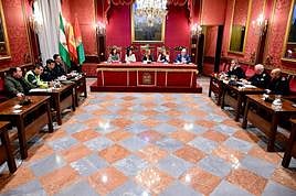 Junta local de seguridad celebrada ayer en Granada.