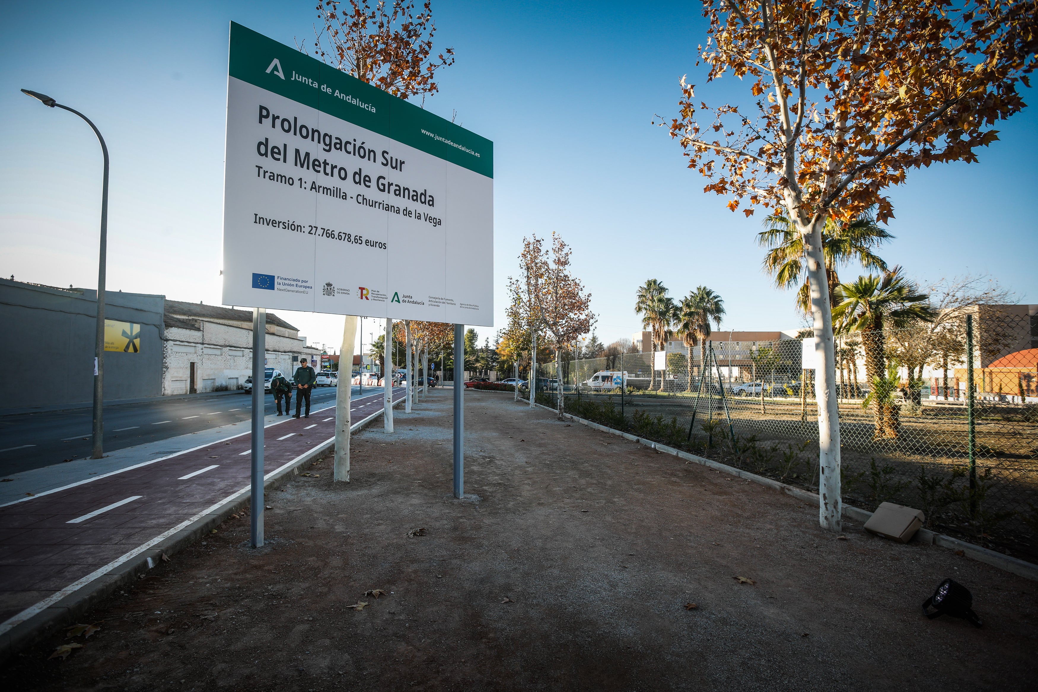 Las imágenes de la primera piedra de la ampliación del metro