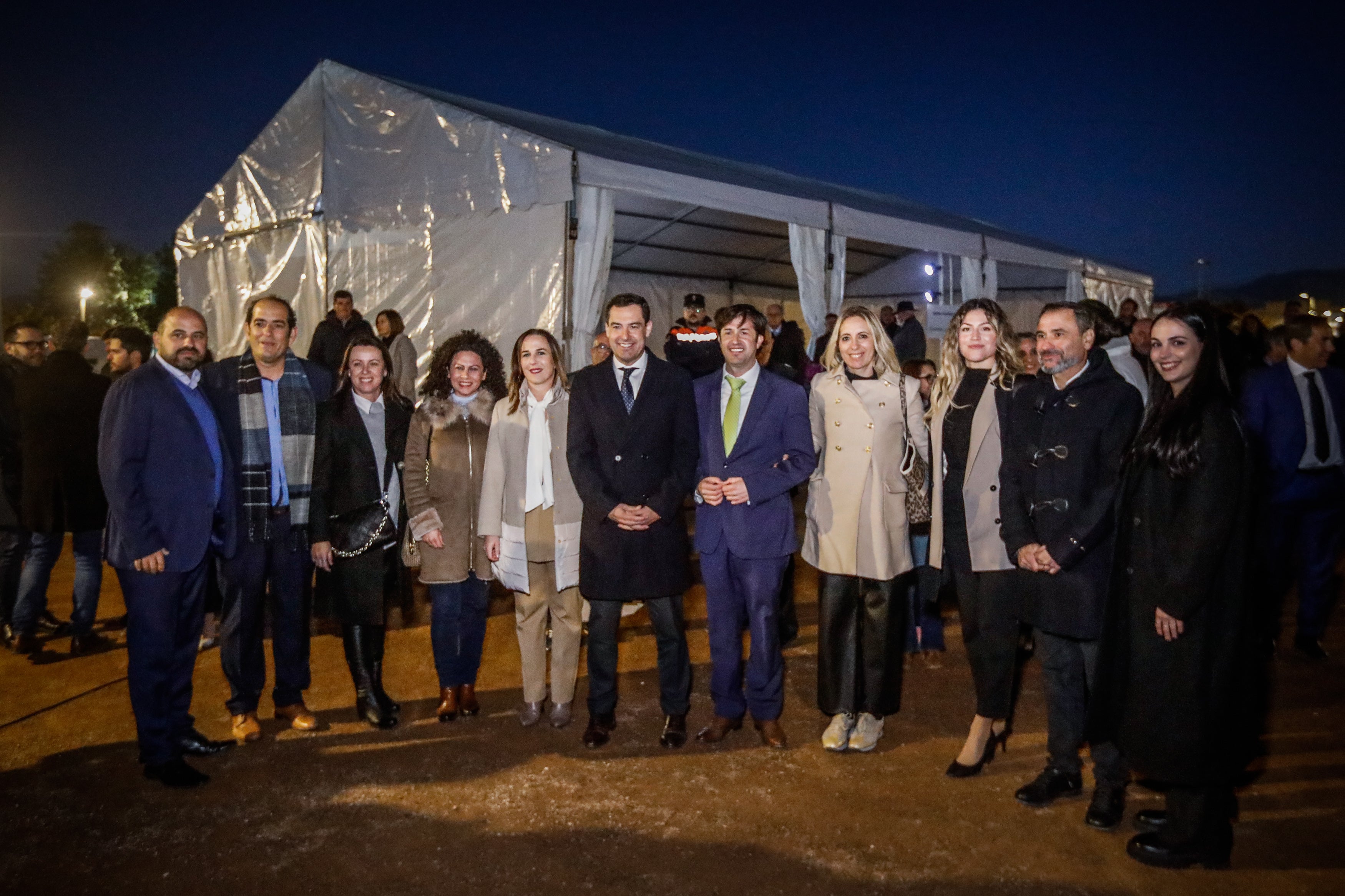 Las imágenes de la primera piedra de la ampliación del metro