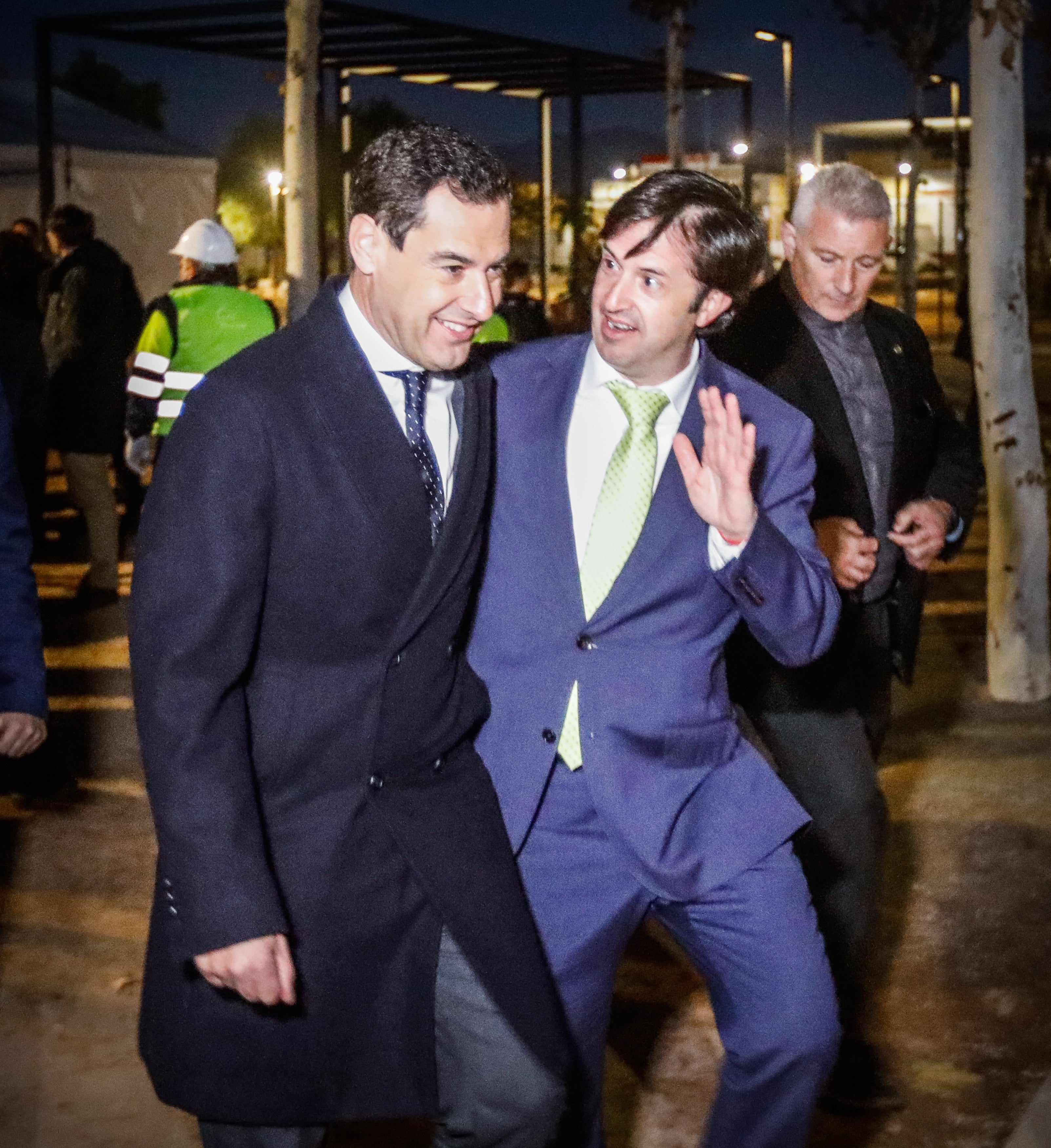 Las imágenes de la primera piedra de la ampliación del metro