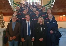 Toma de posesión de los nuevos bomberos de Jaén.