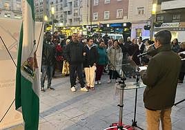 Intervención del concejal Chema Álvarez durante el Día del Migrante.