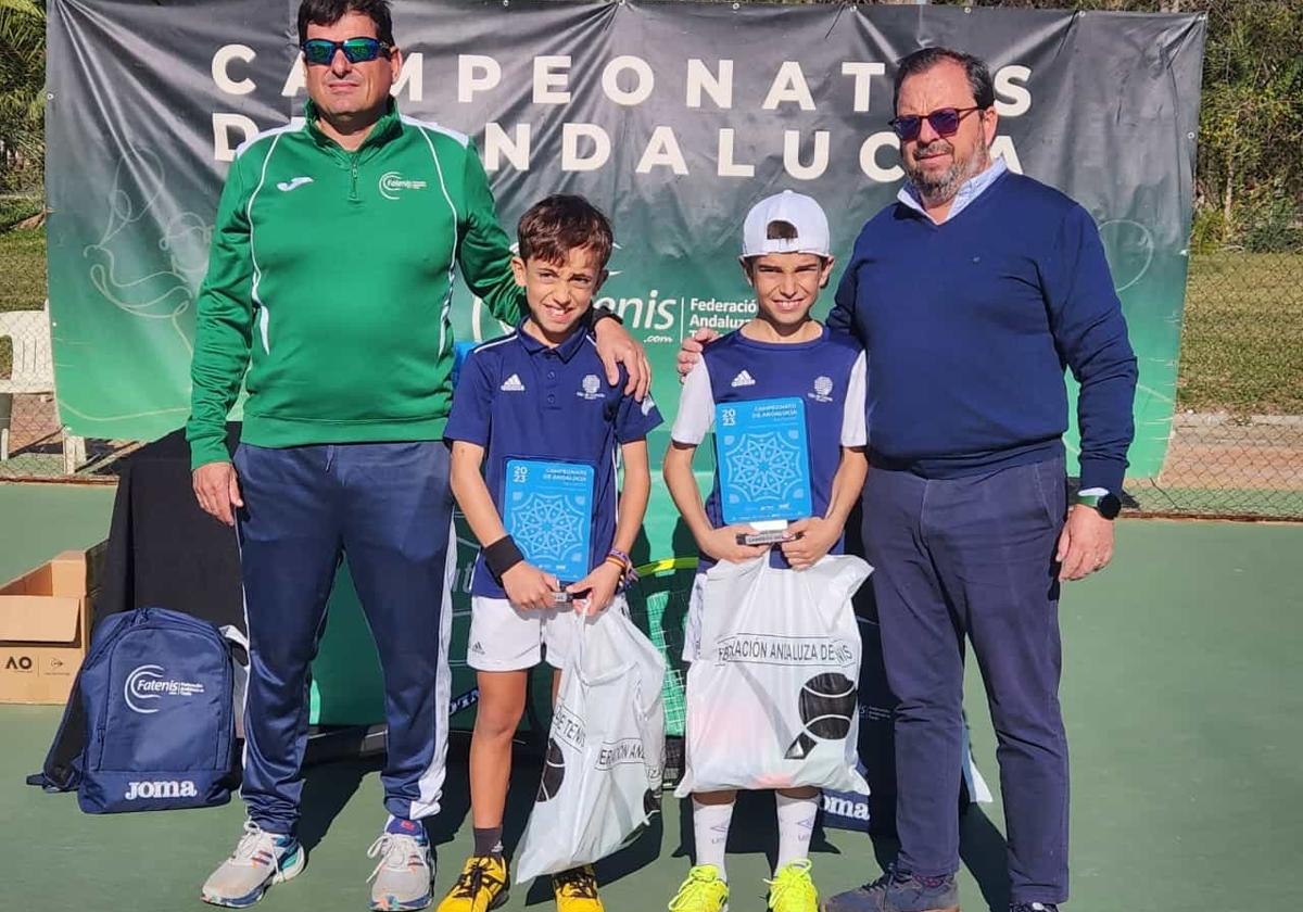 Dylan Román e Iván Nievas, campeones en el campeonato de Andalucía benjamín