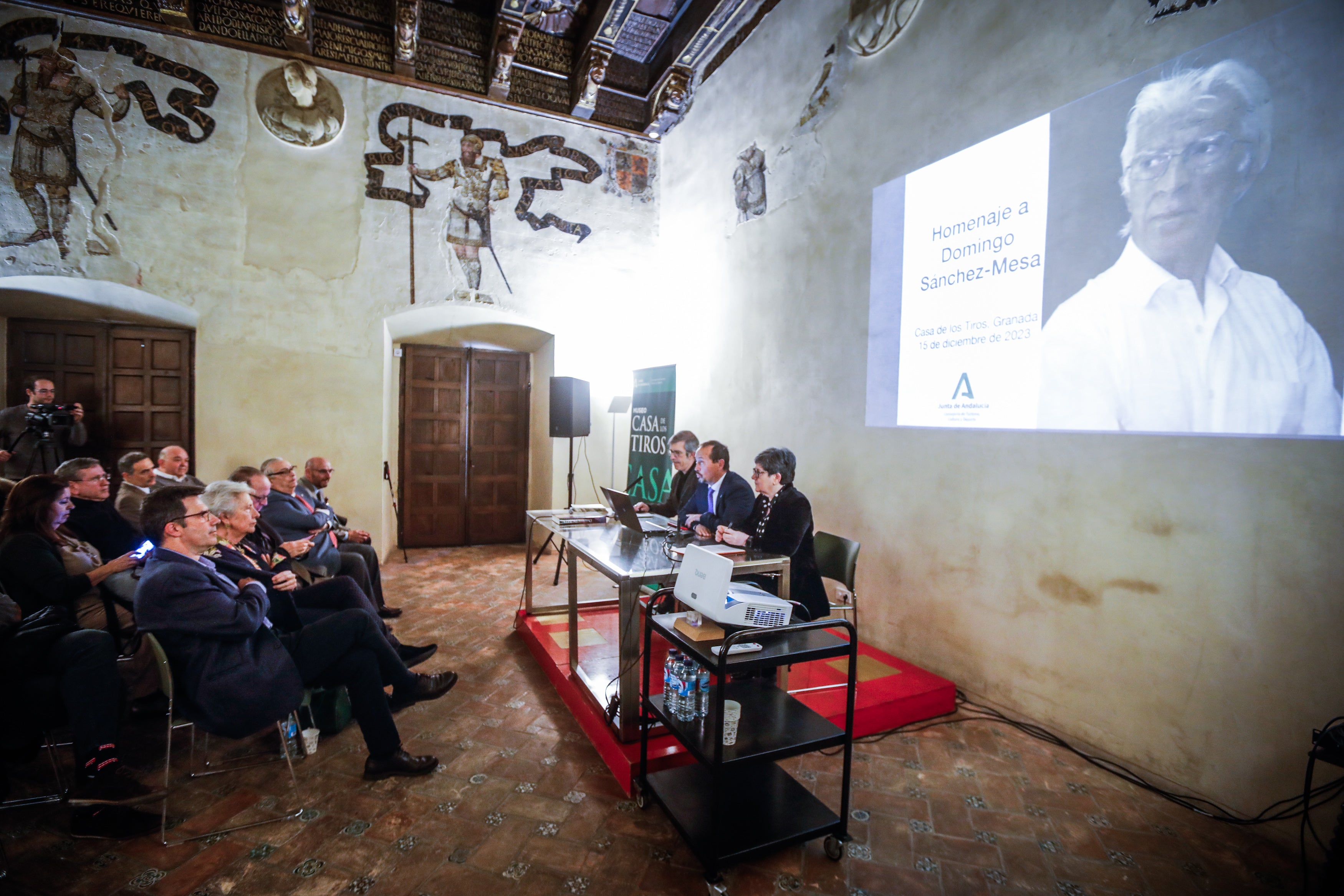 Homenaje a Domingo Sánchez-Mesa, en la Casa de los Tiros.